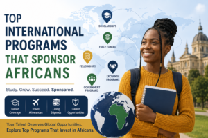 Read more about the article Top International Programs That Sponsor Africans (2026 Guide)