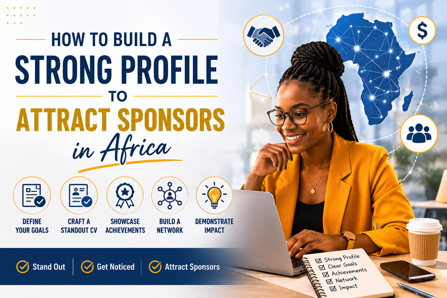 Read more about the article How to Build a Strong Profile to Attract Sponsors in Africa (2026 Guide)